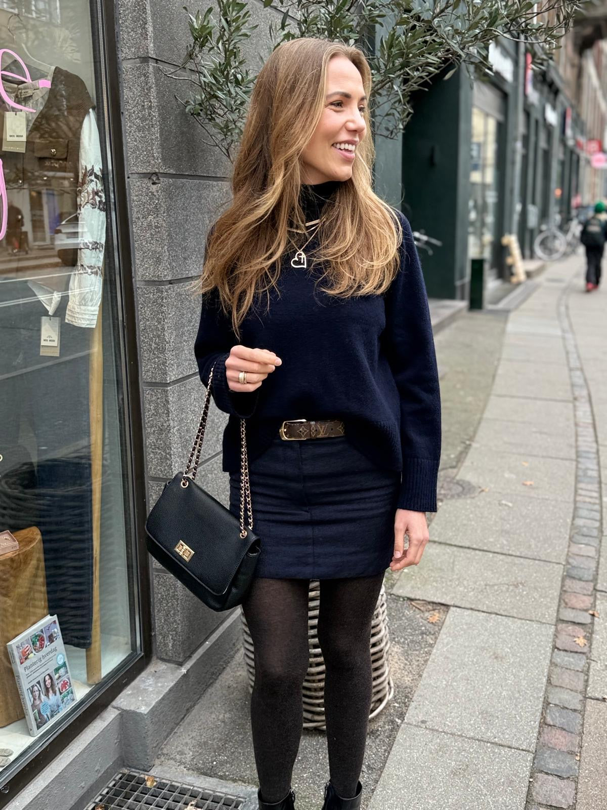 SibinLinnebjerg | Bluse | Gemma | Cashmere Wool | Navy