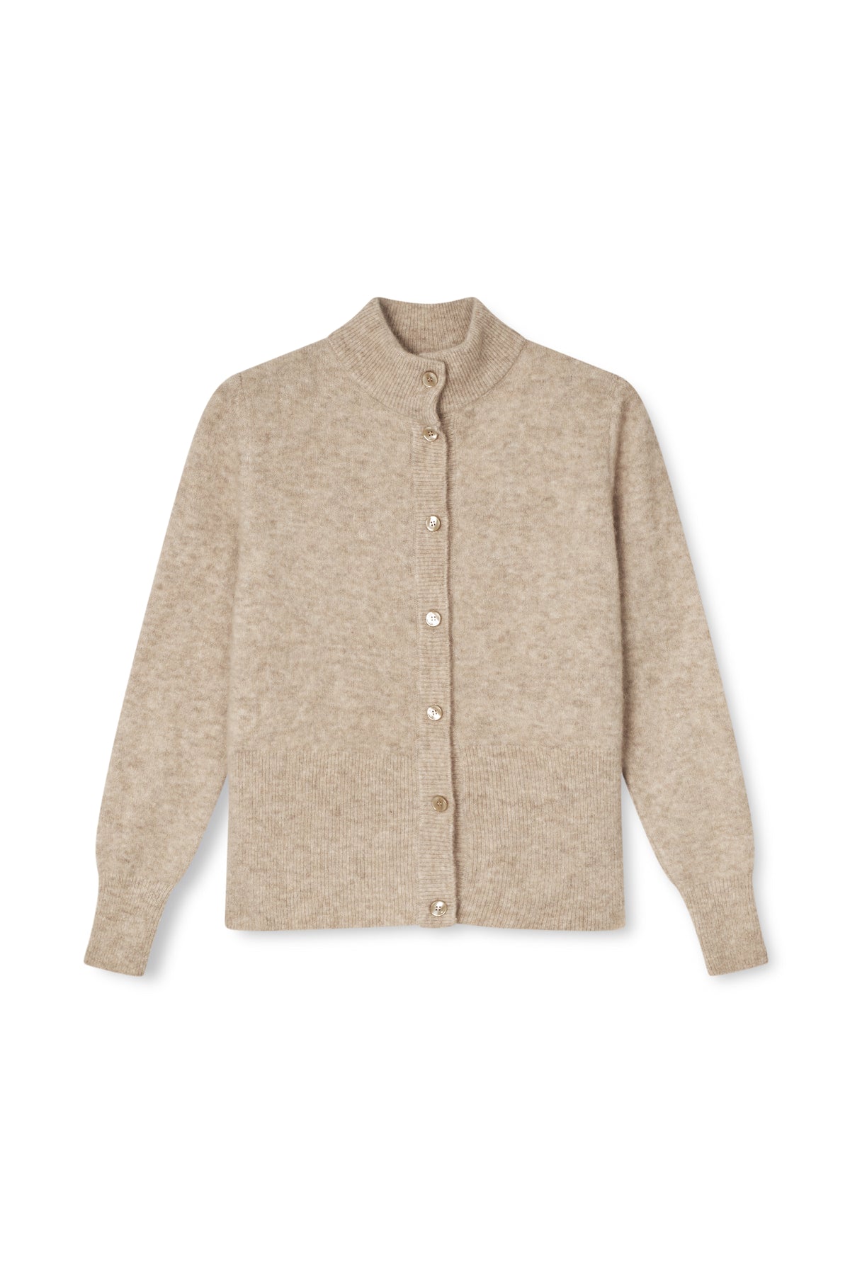 SibinLinnebjerg Cardigan | Elisabeth | Light Melange Sand