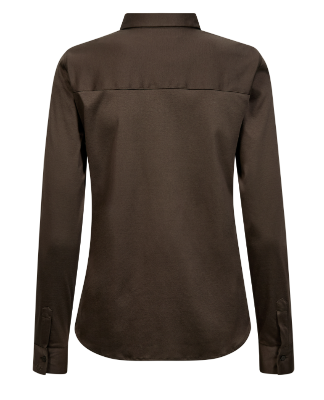 Mos Mosh Skjorte |MMTina Jersey Shirt |Brun