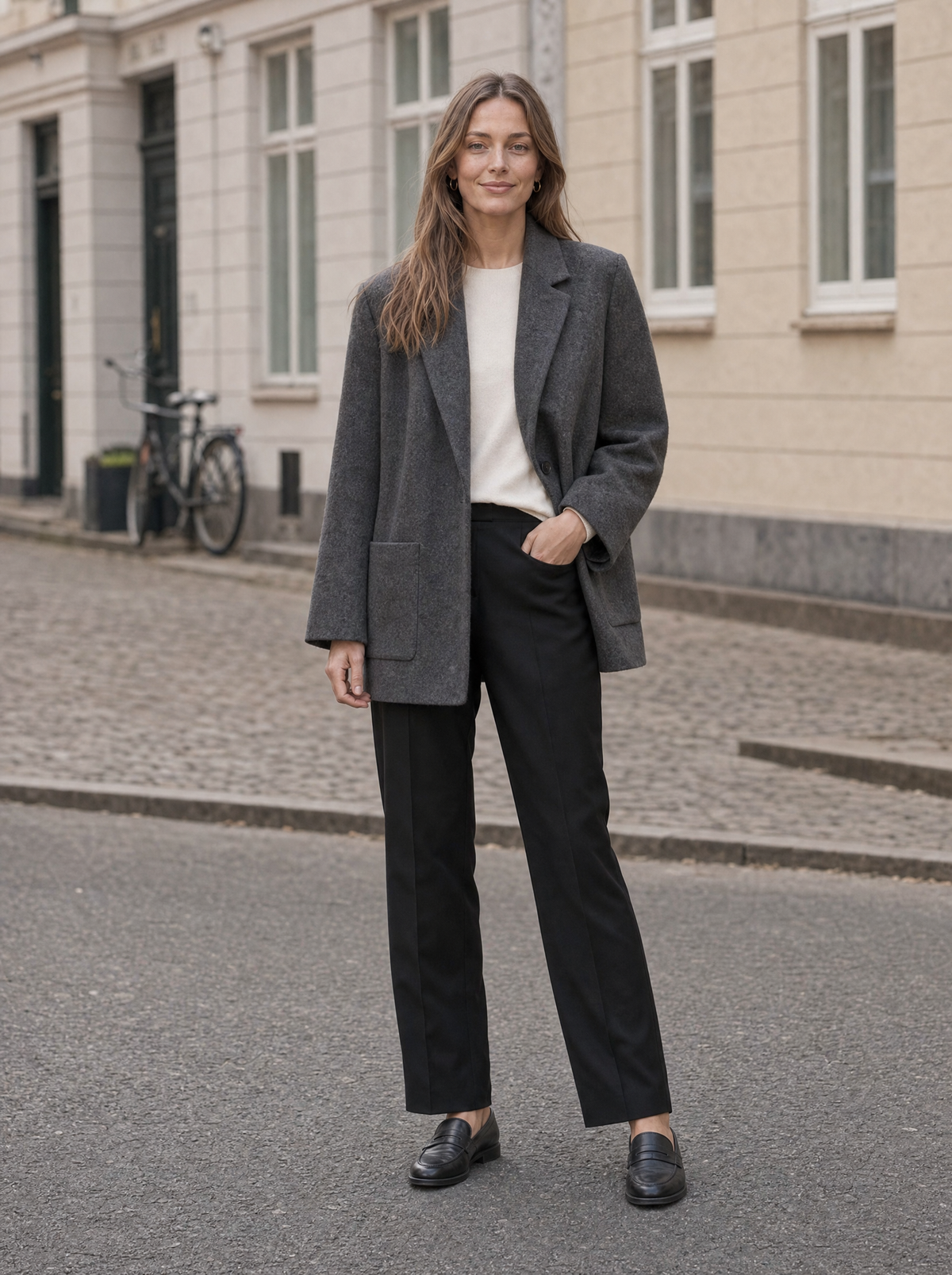 CROWD Copenhagen | Blazer | Suh | Uld | Grey
