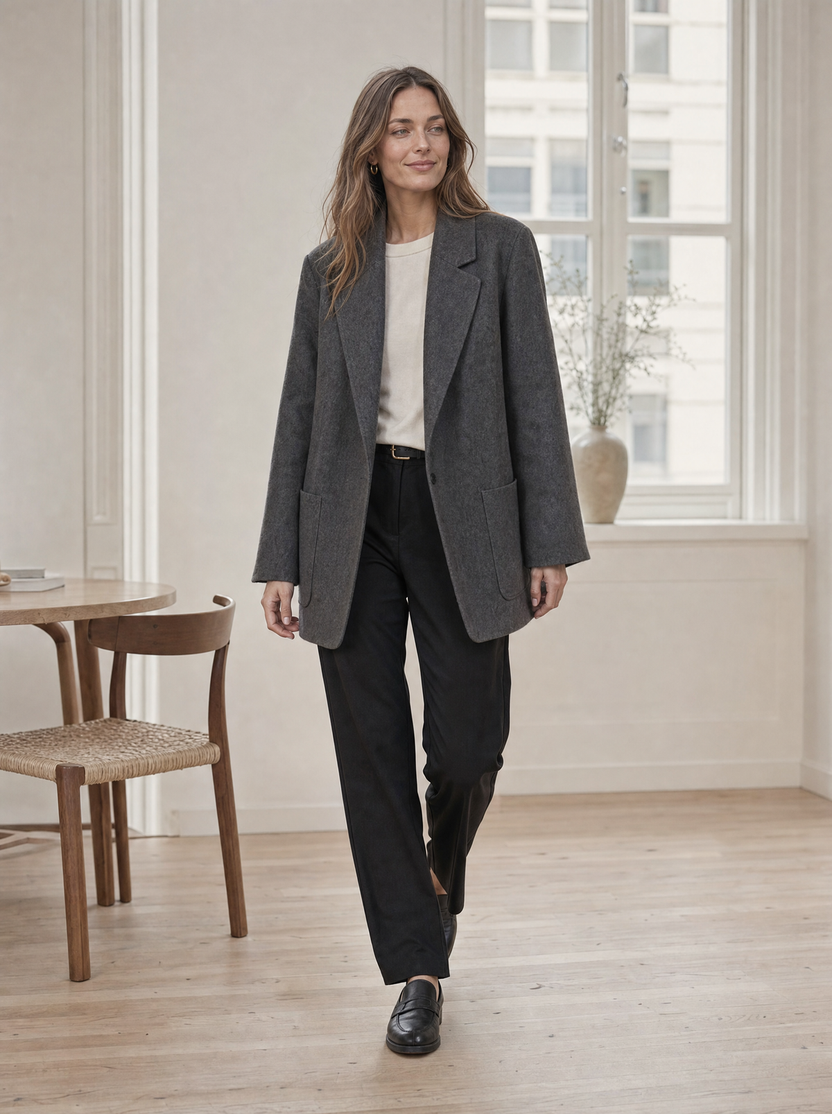 CROWD Copenhagen | Blazer | Suh | Uld | Grey