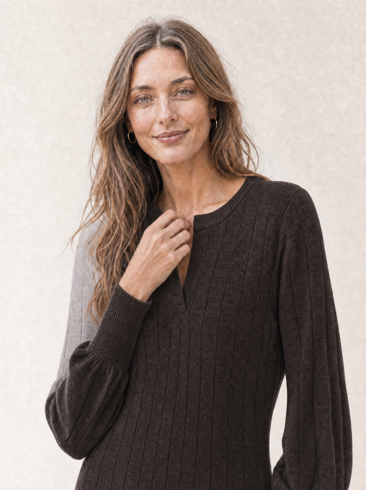 SibinLinnebjerg | Kjole | Franny | Merino | Brun