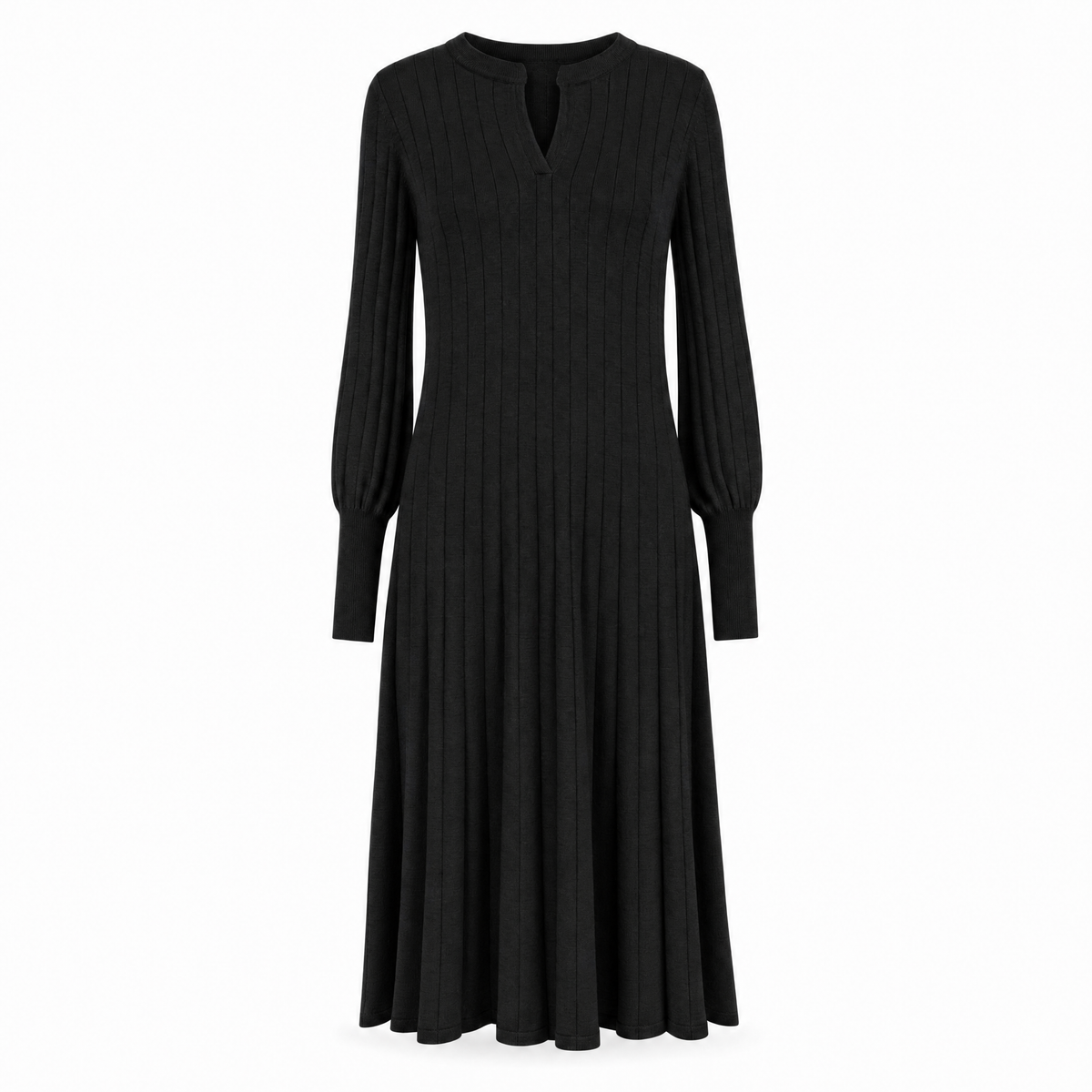 SibinLinnebjerg | Kjole | Franny | Merino | Sort