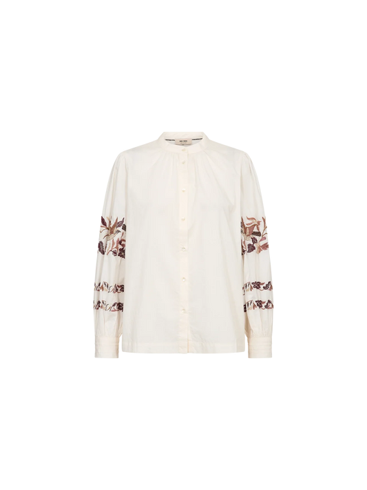 Mos Mosh Shirt | MMNotto Embroid | Ecru