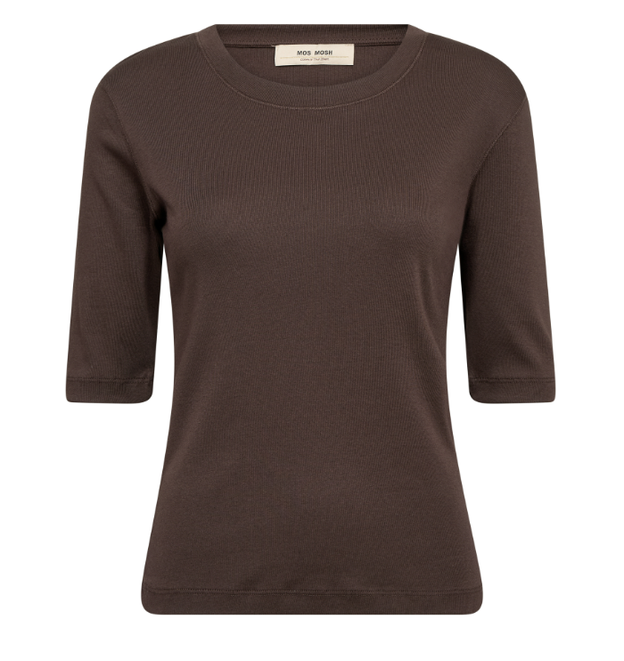 Mos Mosh O-neck T-shirt |  MMMali  | Brun