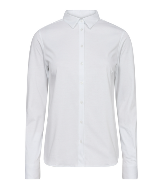 Mos Mosh Skjorte |MMTina Jersey Shirt |Hvid