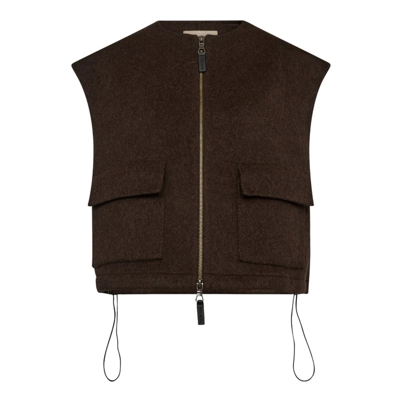 Mos Mosh Vest | MMElise Loisa Wool Vest | Delicioso