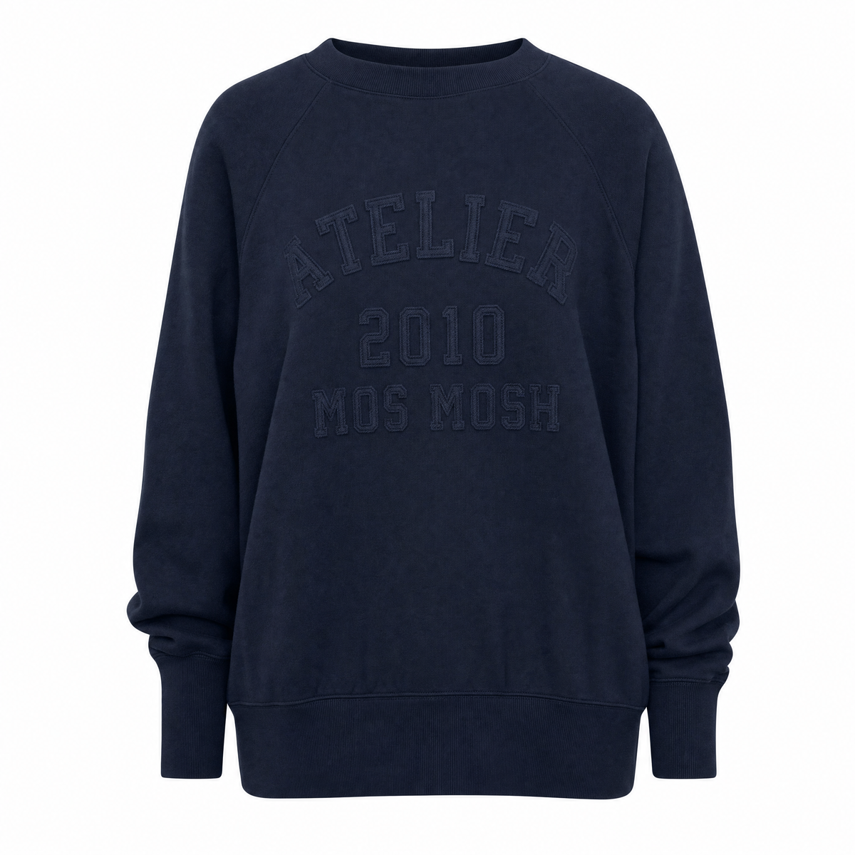Mos Mosh | Top | Gali O-LS Tee | Økologisk bomuld | Navy