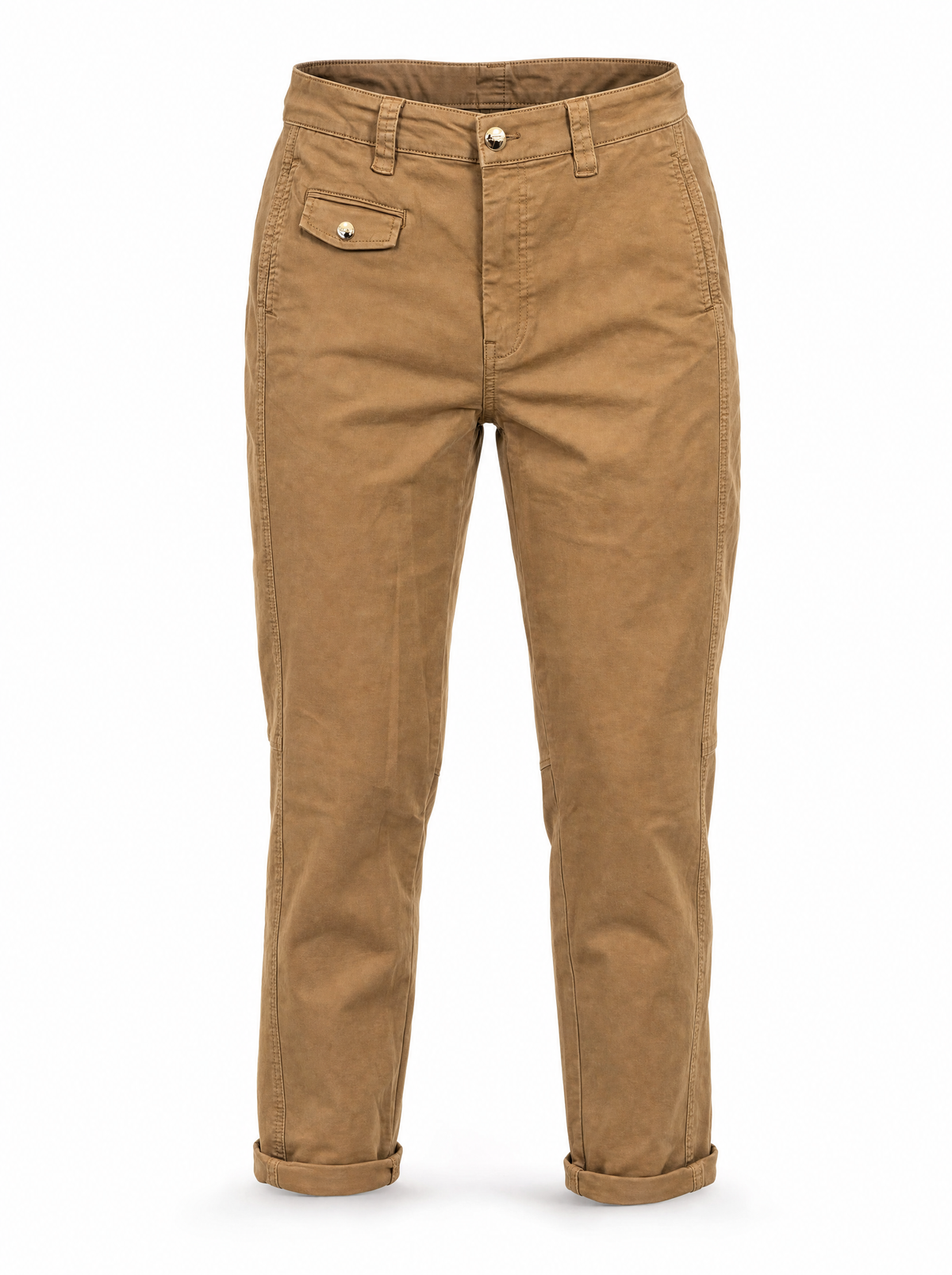 Mos Mosh | Bukser | MMAymen Len Pant | Bomuld | Dark Camel