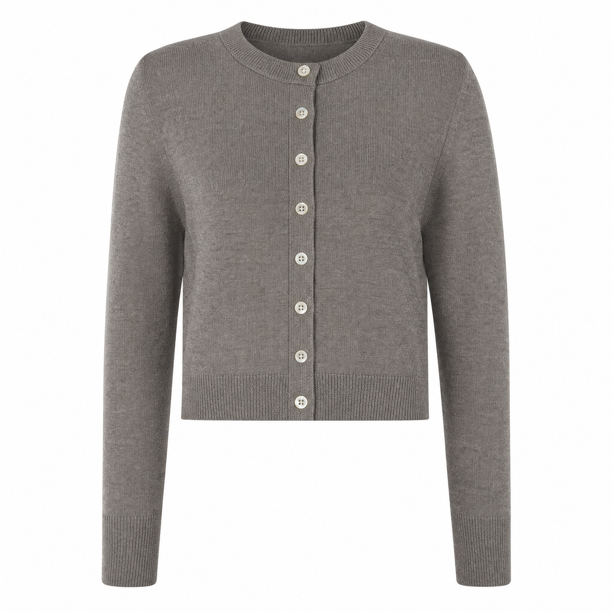 SibinLinnebjerg | Cardigan | Ophelia | Merino | Lys grå