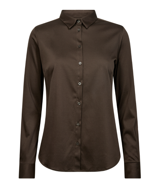Mos Mosh Skjorte |MMTina Jersey Shirt |Brun
