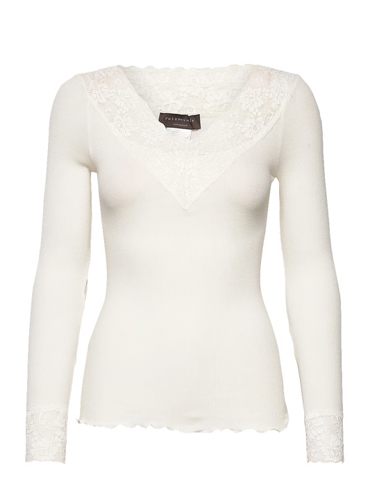 Rosemunde Bluse | RWBernadine Lace | Hvid